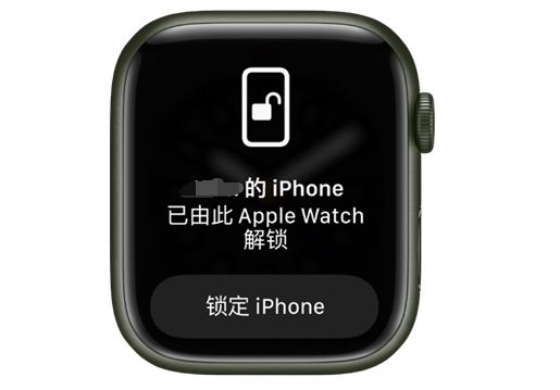 广昌苹果手机维修分享用 AppleWatch 解锁配备面容 ID 的 iPhone方法 